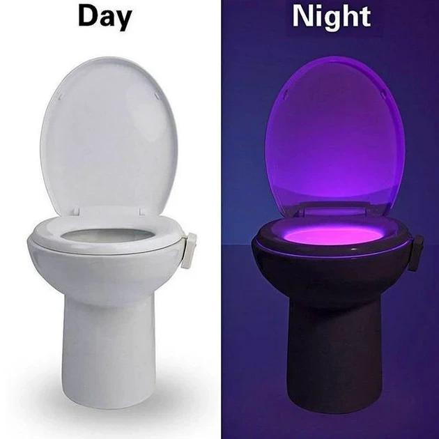 Светодиодная LED подсветка Light Bowl для унитаза с датчиком движения - изображение 3