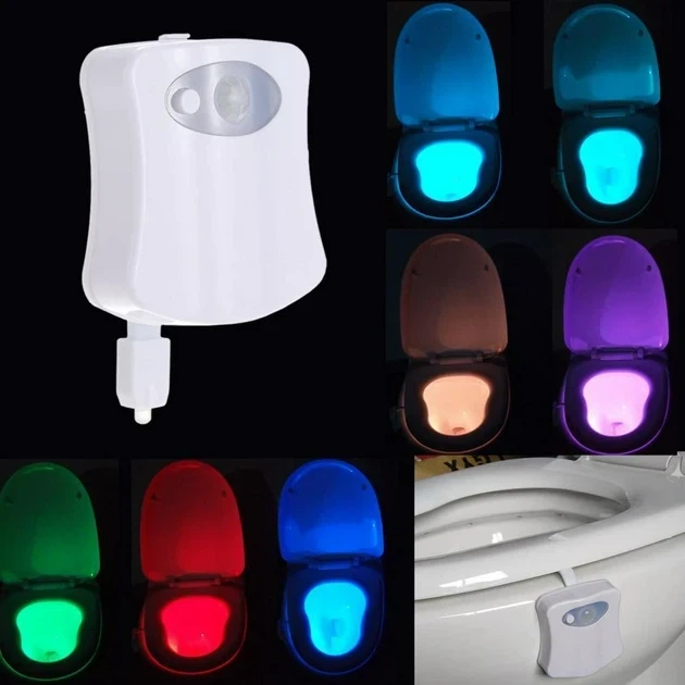 Светодиодная LED подсветка Light Bowl для унитаза с датчиком движения - изображение 4