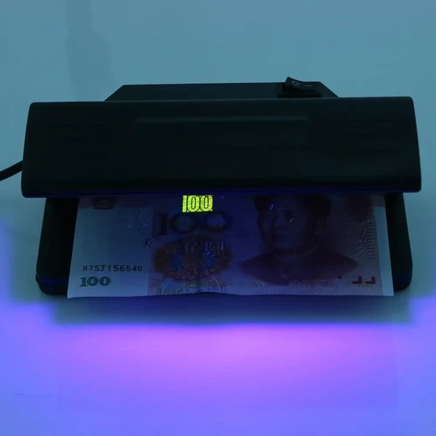 Детектор валют портативный Money Detector AD-118AB ультрафиолетовый - изображение 6