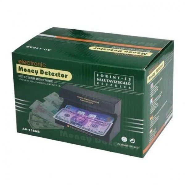 Детектор валют портативный Money Detector AD-118AB ультрафиолетовый - изображение 10