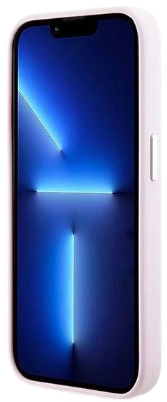 Etui DKNY Liquid Silicone Small Metal Logo MagSafe do Apple iPhone 15 Pro Pink (3666339265878) - obraz 7