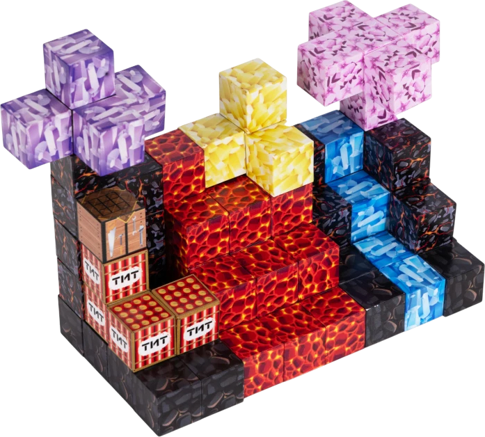 Klocki magnetyczne ModernHome by Multistore 86 elementów HC740682 (5905817008339) - obraz 3