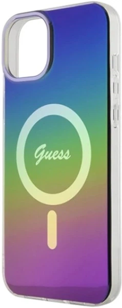 Панель Guess IML Iridescent MagSafe для Apple iPhone 15 Plus/14 Plus Rainbow (3666339154653) - зображення 6