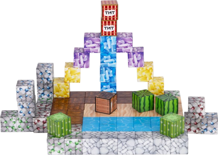 Klocki magnetyczne ModernHome by Multistore 88 elementów HC740656 (5905817008360) - obraz 2