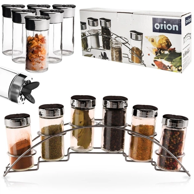 Zestaw pojemników na przyprawy  Orion ze stojaczkiem 7 szt (8592381146702) - obraz 11