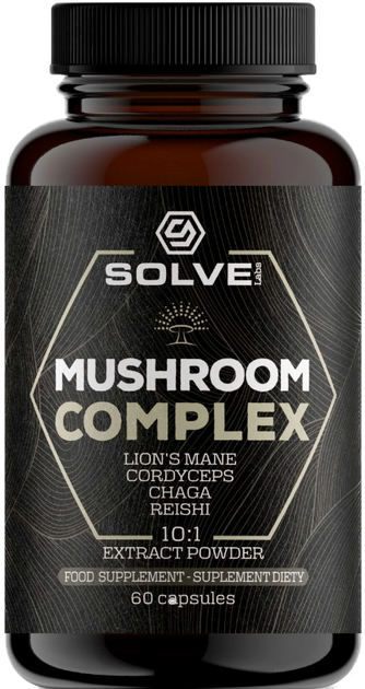 Suplement diety Solve Labs Mushroom Complex 60 kapsułek (5903293767832) - obraz 1