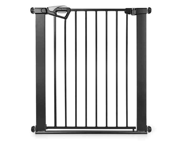 Захисна брамка Milly Mally Бар'єр для сходів з розширеннями Guardy 104 Black (5907090700788) - зображення 3