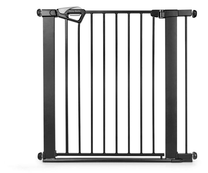 Захисна брамка Milly Mally Бар'єр для сходів з розширеннями Guardy 104 Black (5907090700788) - зображення 4