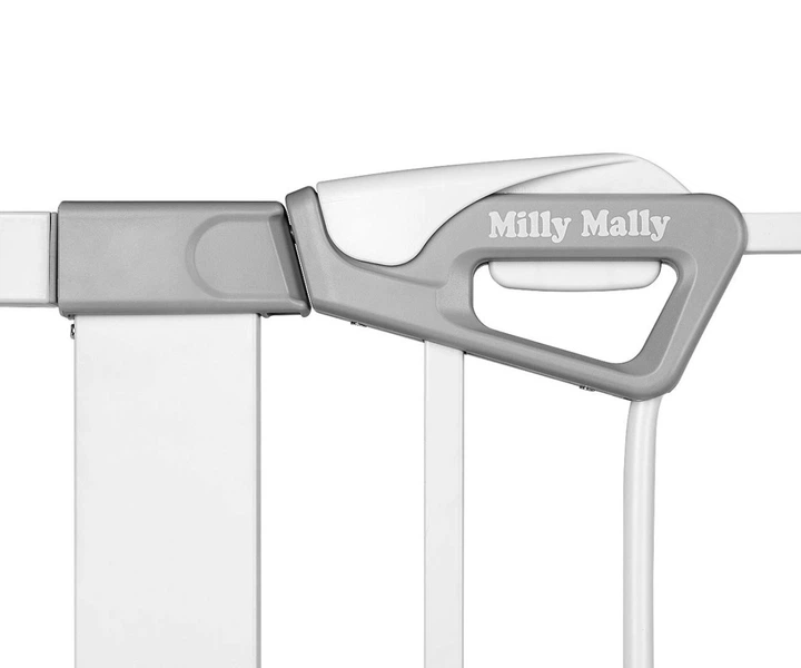 Захисна брамка Milly Mally Бар'єр для сходів з розширеннями Guardy 104 White (5907090700801) - зображення 6