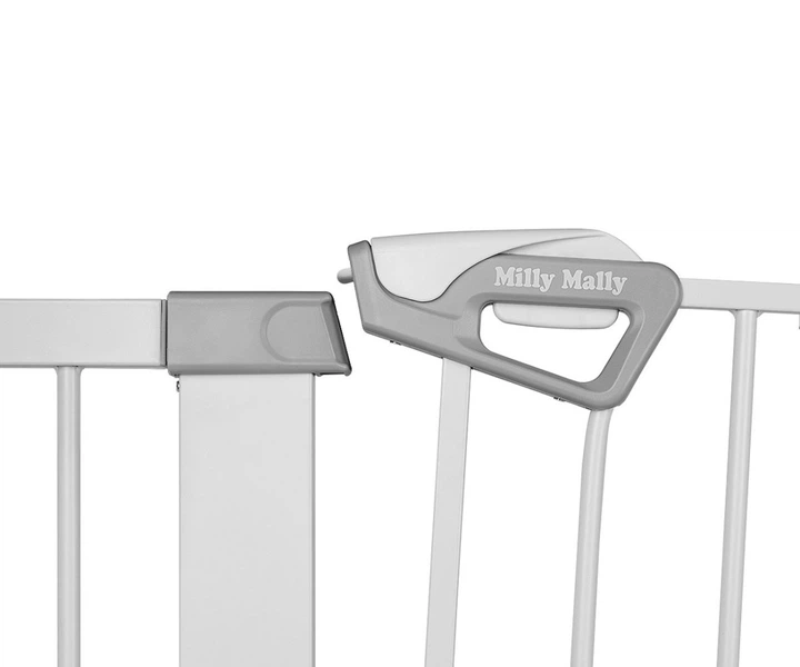 Захисна брамка Milly Mally Бар'єр для сходів з розширеннями Guardy 104 White (5907090700801) - зображення 7