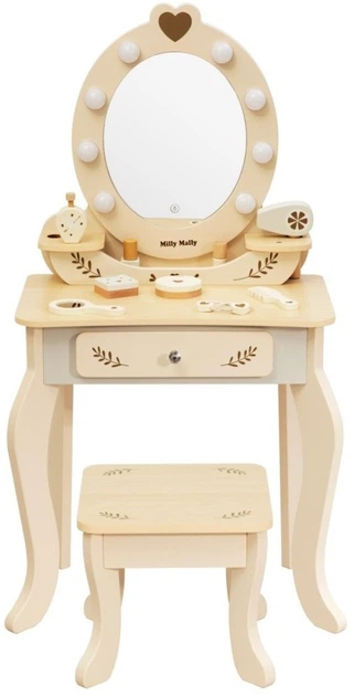 Деревяний туалетний столик Milly Mally Elly Natural (5907090700894) - зображення 2