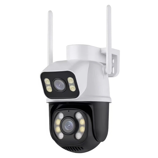 Уличная камера видеонаблюдения Q25 Wi-Fi PTZ IP с LED-подсветкой и датчиком движения 6MP iCSee - Фото 2 Уличная камера видеонаблюдения Q25 Wi-Fi PTZ IP с LED-подсветкой и датчиком движения 6MP iCSee - изображение 2