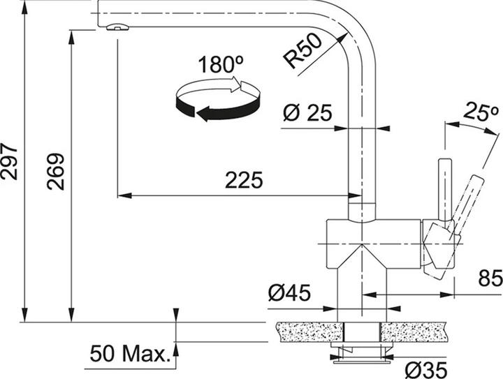 Bateria kuchenna Franke Atlas Neo Sensor (115.0625.489) - obraz 3