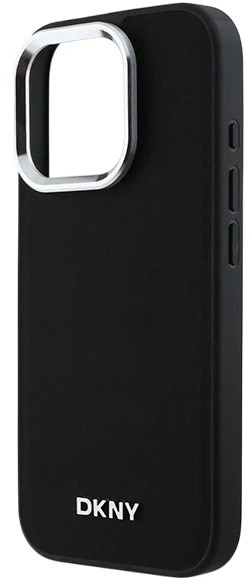 Панель DKNY Plain Silver Logo MagSafe для Apple iPhone 16 Pro Black (3666339333249) - зображення 5