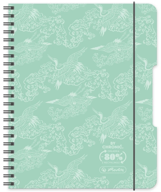 Набір спіральних блокнотів Herlitz Pastel A4 80 аркушів у клітинку на спіралі м’ятний 4 шт (5901389500509) - зображення 1