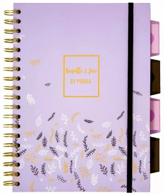 Набір спіральних зошитів Pukka Pad Rochelle and Jess B5 200 аркушів у лінію 3 шт (5032608194473) - зображення 4