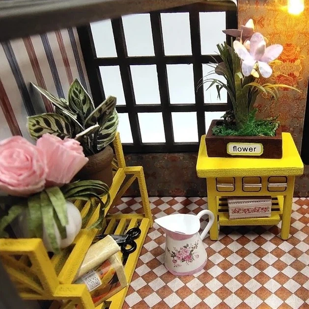 Румбокс 3D интерьерный конструктор DIY house Hongda craft «Классический домик» - изображение 12