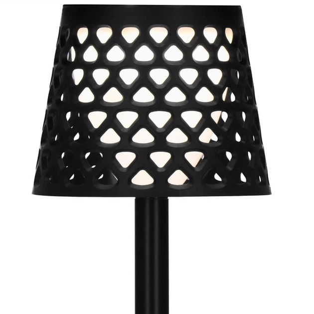 Lampa solarna LED Springos CS0126 Ażurowa 5 w 1 Czarny (5907719479750) - obraz 4