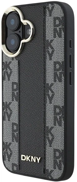 Etui DKNY Checkered Pattern Magsafe do Apple iPhone 16 Black (3666339333157) - obraz 2