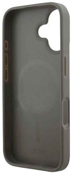 Etui DKNY Checkered Pattern Magsafe do Apple iPhone 16 Beige (3666339333188) - obraz 6