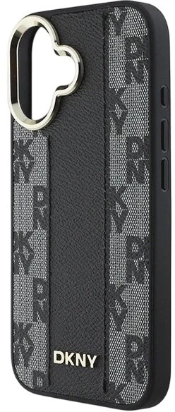 Etui DKNY Checkered Pattern Magsafe do Apple iPhone 16 Black (3666339333140) - obraz 5