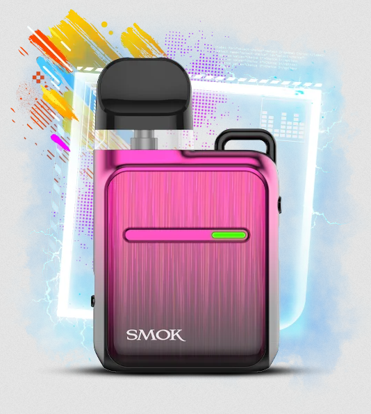 Pod-система Smok Novo Master Box Kit Pink Black под 1000 мАч электронка Смок Ново цинковый до 30 Вт магнитный картридж 2 мл - изображение 5