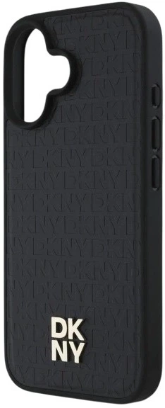 Etui DKNY Repeat Pattern Stack Logo MagSafe do Apple iPhone 16 Black (3666339333621) - obraz 5