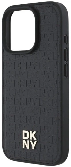 Etui DKNY Repeat Pattern Stack Logo MagSafe do Apple iPhone 16 Pro Max Black (3666339333652) - obraz 5