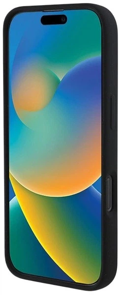 Etui DKNY Silicone White Printed Logo MagSafe do Apple iPhone 16 Pro Max Black (3666339335137) - obraz 7