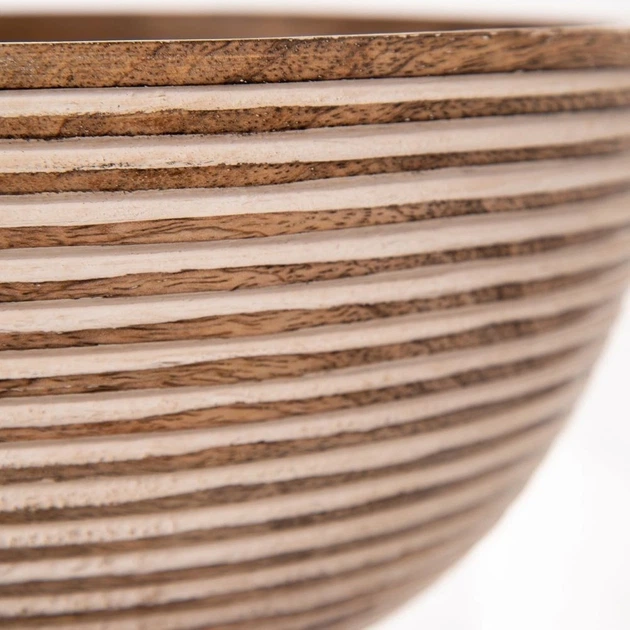 Миска дерев'яна Orion Mango Коричнева 25 см 3 л (8592381175870) - зображення 4