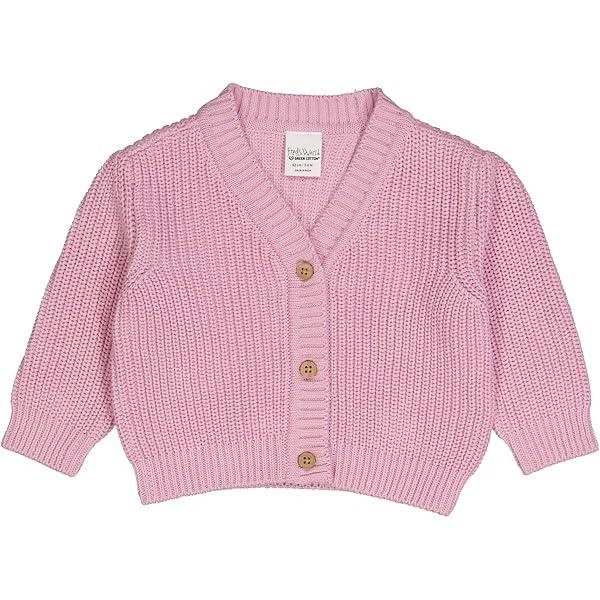 Дитячий кардиган для дівчинки Green Cotton 62 см Рожевий (25111276) - Фото 1 Дитячий кардиган для дівчинки Green Cotton 62 см Рожевий (25111276) - изображение 1