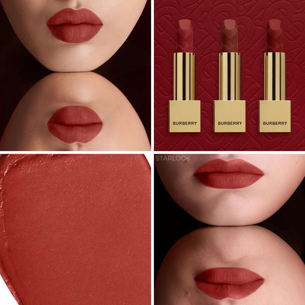 Увлажняющая матовая помада Burberry Kisses Matte Lipstick 93 Matte Russet 3.3 г - Фото 7 Увлажняющая матовая помада Burberry Kisses Matte Lipstick 93 Matte Russet 3.3 г - изображение 7