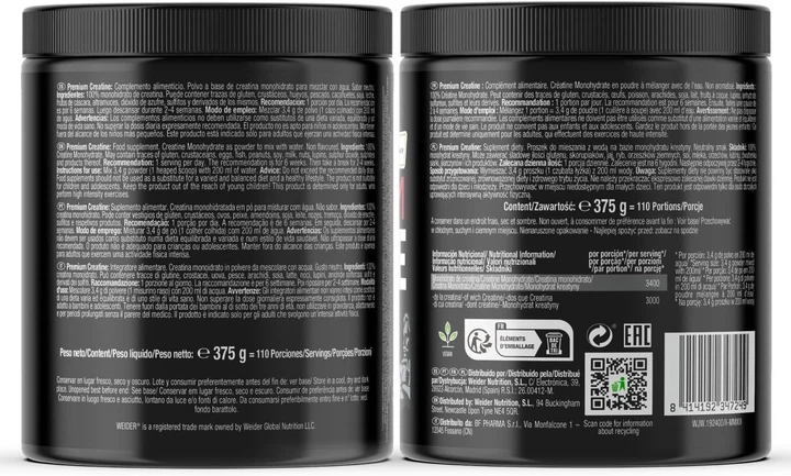 Креатин Weider Pure Creatine Creapure 375 г Нейтральний - Фото 4 Креатин Weider Pure Creatine Creapure 375 г Нейтральний - изображение 4
