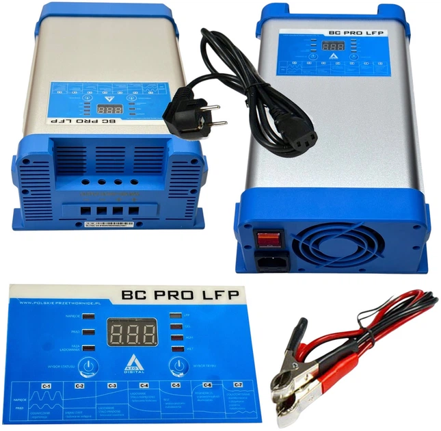 Przetwornica samochodowa AZO Digital BC-60 PRO LFP 30A 24-230V DC-AC (5905279203785) - obraz 4