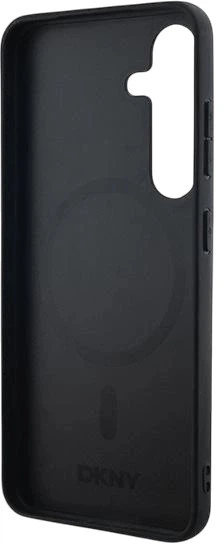 Etui DKNY Leather Checkered Mono Pattern MagSafe do Samsung Galaxy S24 Black (3666339276805) - obraz 6