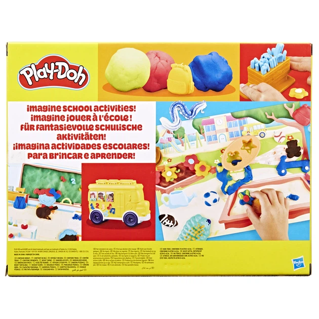 Набір для творчості з масою для ліплення Hasbro Play-Doh Пригоди шкільного дня (F9140) - зображення 17