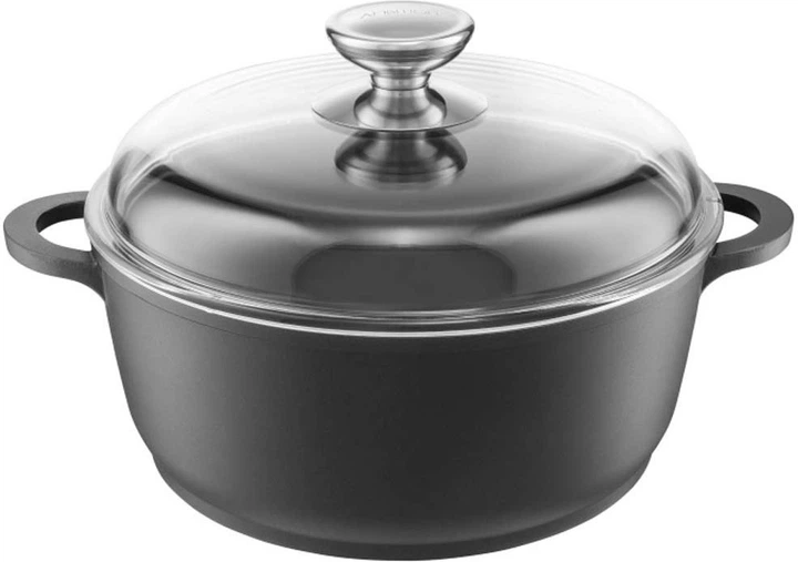 Каструля Ambition Taurus з кришкою Графітова 24 см 4.2 л (5904134841032) - зображення 1