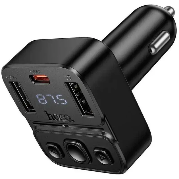 FM-модулятор HOCO E87 Delta 2USB Type-C PD35W bluetooth5.4 - изображение 6