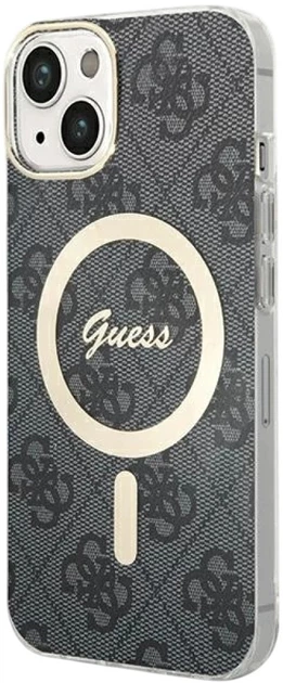 Панель Guess IML 4G MagSafe для Apple iPhone 15/14/13 Black (3666339194543) - зображення 2