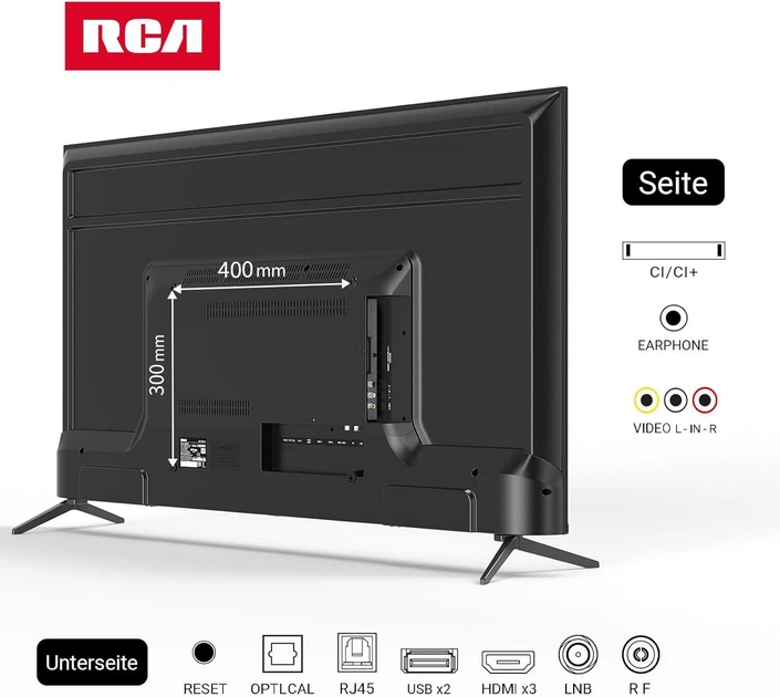 Телевізор RCA RK50UN1 Smart UHD 4K LED Roku TV з потрійним тюнером - изображение 6