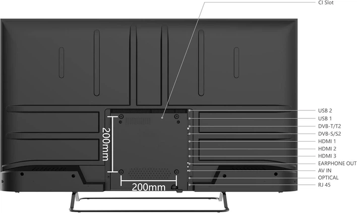 Телевізор Smarttech OS 43UW02v 4K UHD LED 43' - Фото 6 Телевізор Smarttech OS 43UW02v 4K UHD LED 43' - изображение 6