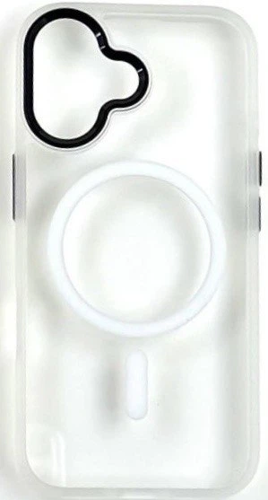 Чохол iPhone 17 Crystal Case with MagSafe white - Фото 1 Чохол iPhone 17 Crystal Case with MagSafe white - изображение 1
