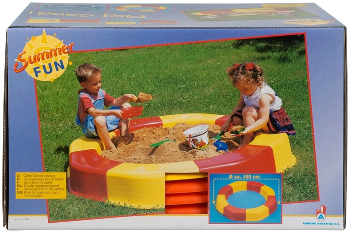 Piaskownica Androni z pokrowcem 1420076 (8000796084019) - obraz 1