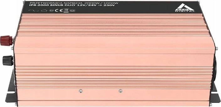 Przetwornica AZO Digital SINUS IPS-2000S 2000W DUO (11 –15 /22 - 30 VDC) (AZO00D1327/3SIP2000DUO) - obraz 2