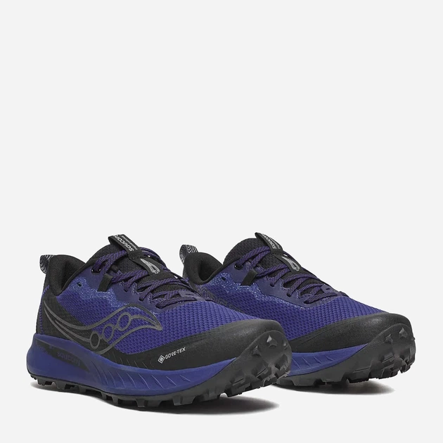 Чоловічі кросівки для бігу з Gore-tex Saucony Peregrine 15 GTX S20992-262 44.5 Темно-сині (195021162315) - зображення 2
