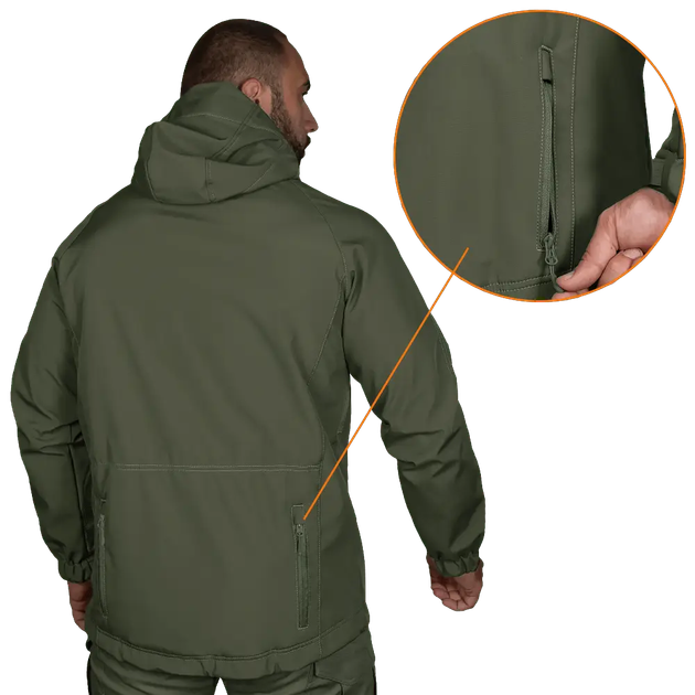 Куртка чоловіча тепла Stalker SoftShell Оливковий L (AI1646) - зображення 3