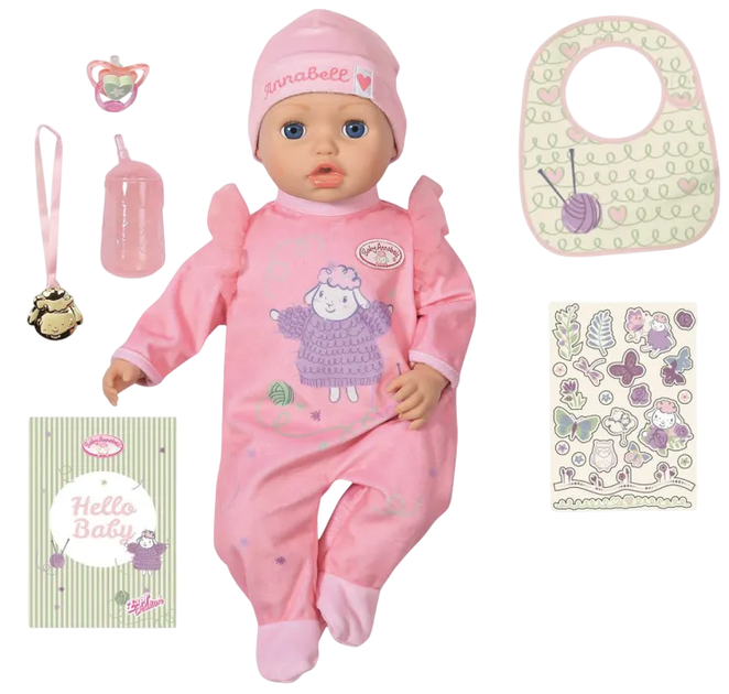 Інтерактивна лялька Baby Annabell Моя Маленька Крихітка 43 см з аксесуарами (706626) - зображення 2