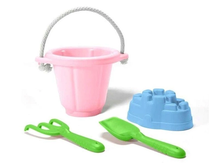 Набір для пляжу Green Toys у відеречку 4 шт Рожевий SNDP-1023 (0816409010232) - зображення 2