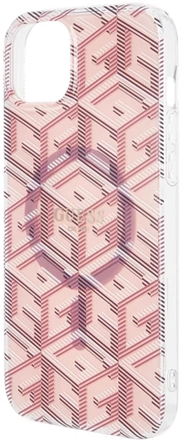 Панель Guess IML GCube MagSafe для Apple iPhone 15/14/13 Pink (3666339221980) - зображення 6