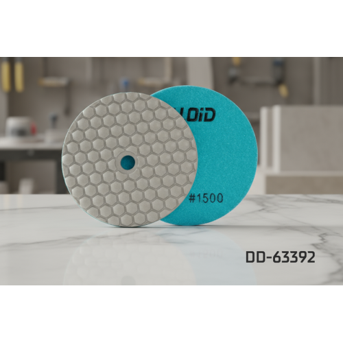 Alloid Pro. Круг алмазный шлифовальный на липучке HEXAGON 100 мм, зерно 1500 - Фото 3 Alloid Pro. Круг алмазный шлифовальный на липучке HEXAGON 100 мм, зерно 1500 - изображение 3